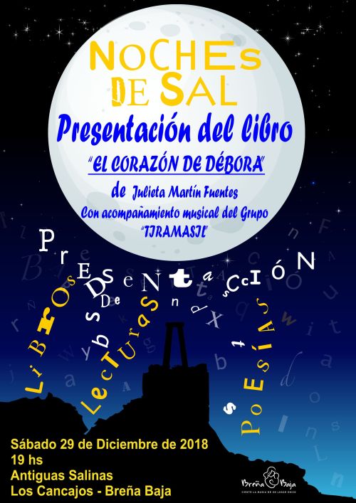 Julieta Martín presenta «El corazón de Débora» en las Noches de Sal este 29-D // CanariasCreativa.com