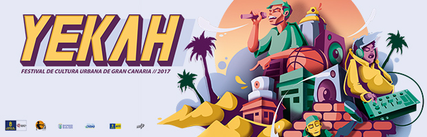 YEKAH, el Festival de Cultura Urbana de Gran Canaria, del 29 de junio al 31 de julio en Las Palmas de Gran Canaria. // CanariasCreativa.com
