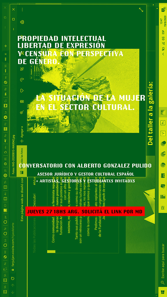 El canario Alberto González Pulido, presente en «hijas del arte» con un debate sobre arte con perspectiva de género  //  CanariasCreativa.com