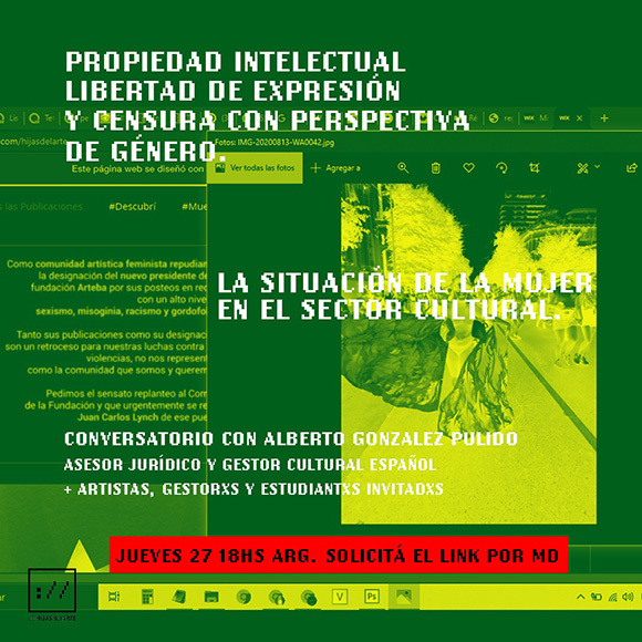 El canario Alberto González Pulido, presente en «hijas del arte» con un debate sobre arte con perspectiva de género  //  CanariasCreativa.com