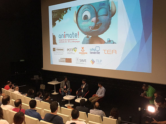 Éxito de convocatoria en la presentación del programa Anímate! de capacitación en animación 2D, 3D y videojuegos // CanariasCreativa.com