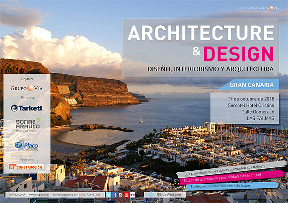 «Architecture & design Gran Canaria» se celebrará el próximo 17 de octubre. // CanariasCreativa.com
