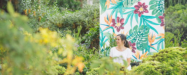 De la flora su colorido... - Elena Ardanaz (Fotografía de Rubén Grimón) // CanariasCreativa.com