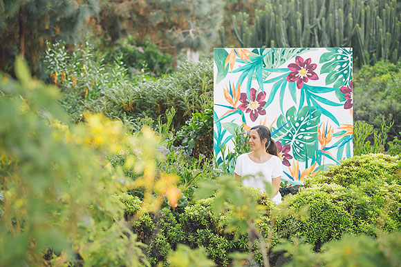 De la flora su colorido... - Elena Ardanaz (Fotografía de Rubén Grimón) // CanariasCreativa.com