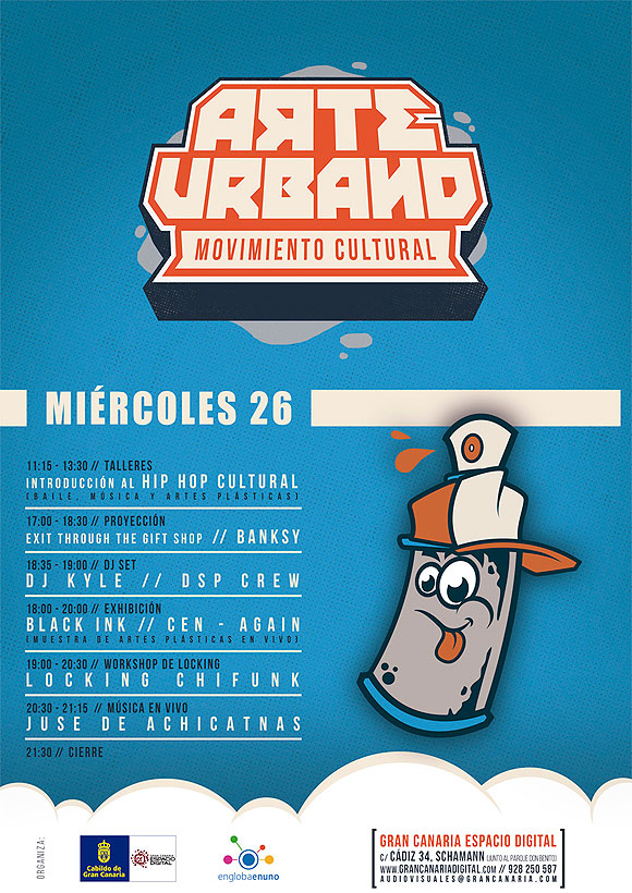 Arte Urbano. Movimiento Cultural / Gran Canaria Espacio Digital // CanariasCreativa.com