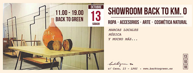 Regresa el showroom «Back to Km 0», en su 8ª Edición, a Back to Green // CanariasCreativa.com