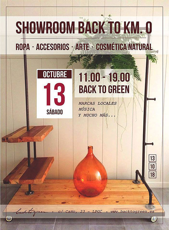 Regresa el showroom «Back to Km 0», en su 8ª Edición, a Back to Green // CanariasCreativa.com