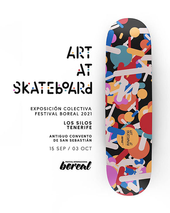 El Festival Boreal exhibe las obras del sudafricano Keya Tama y la exposición colectiva «Art at Skateboard» //  CanariasCreativa.com