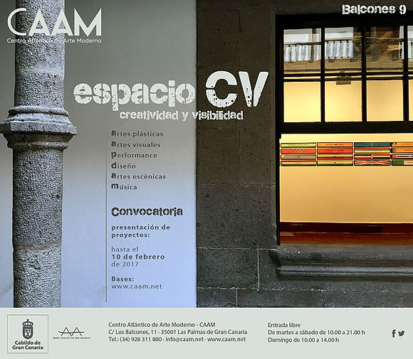 El CAAM convoca "Espacio CV-Creatividad y visibilidad" para fomentar el trabajo de jóvenes creadoras/es  //  CanariasCreativa.com
