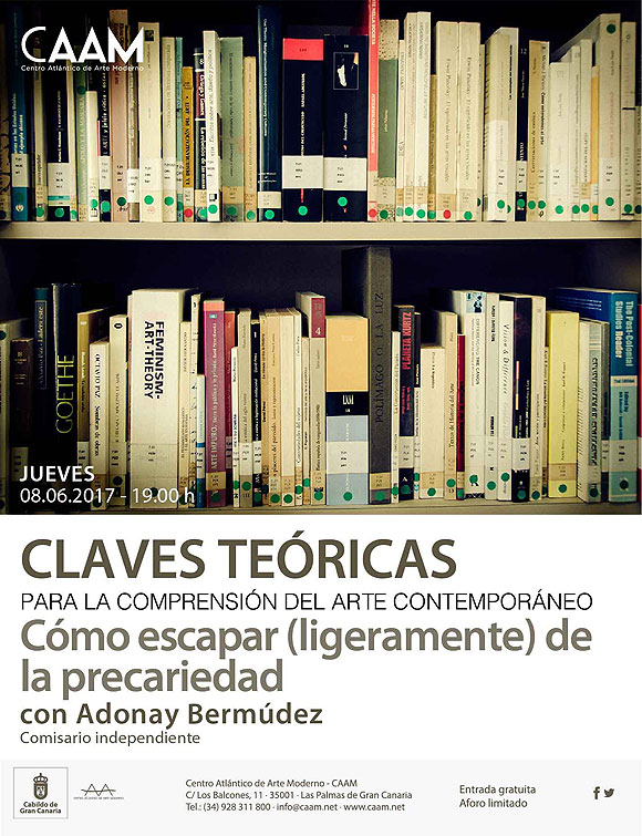 Claves teóricas para la comprensión del arte contemporáneo 2017, en el CAAM