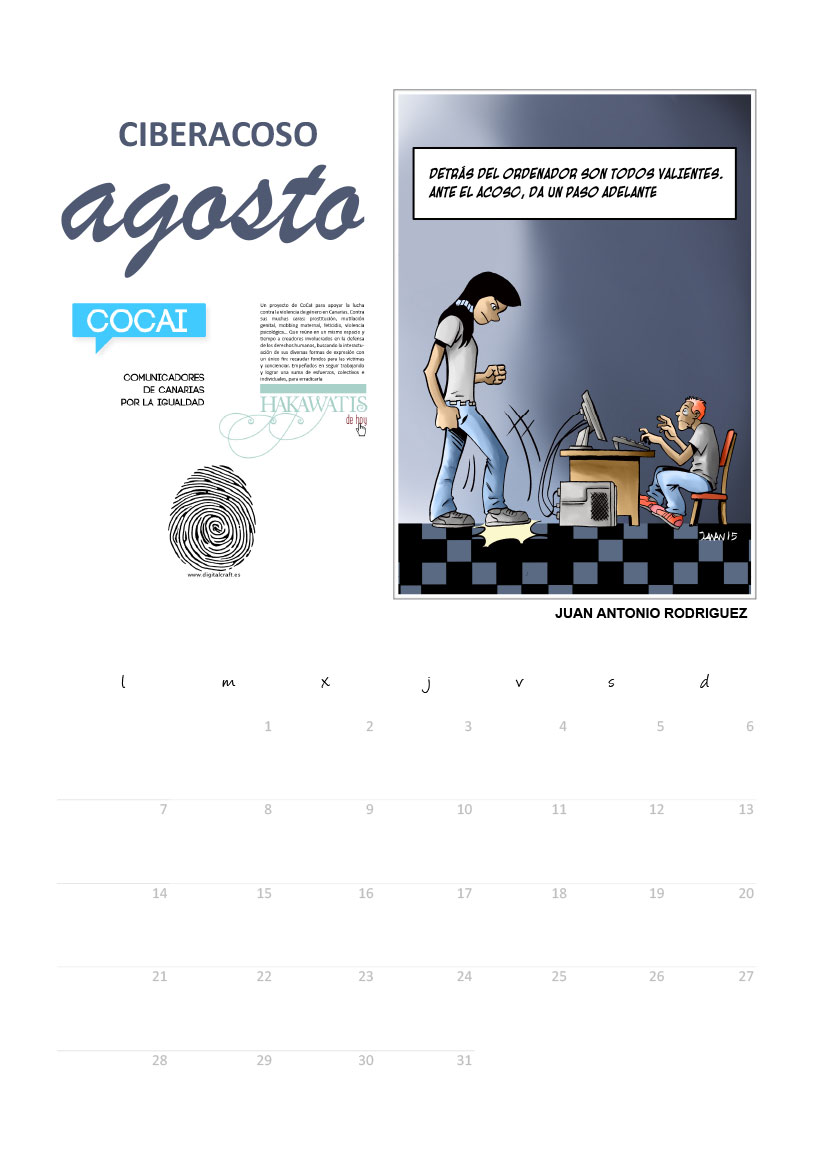 CoCaI presenta un calendario solidario contra el maltrato machista // CanariasCreativa.com