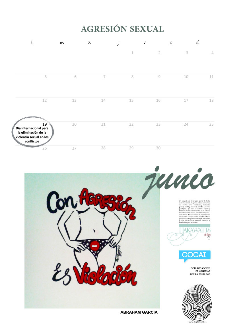 CoCaI presenta un calendario solidario contra el maltrato machista // CanariasCreativa.com