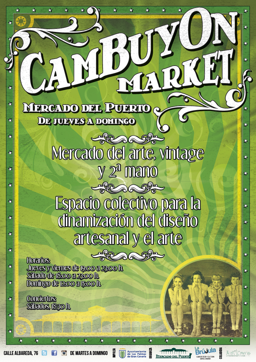 CamBuyOn Market: el coleccionismo retro o Vintage está de moda en el Mercado del Puerto // CanariasCreativa.com