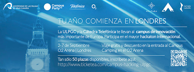 Campus Party Europe London // ULPGC  //  CanariasCreativa.com