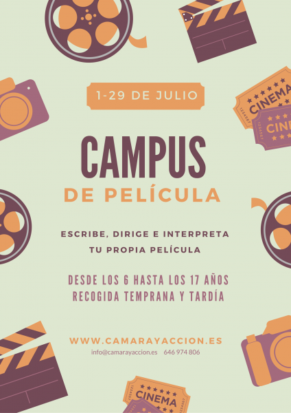 Vuelve el Campus de Película, de Cámara y Acción, del 1 al 29 de julio // CanariasCreativa.com