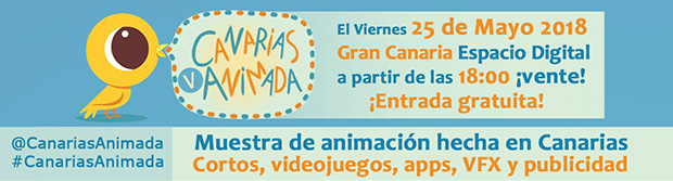 Canarias Animada vuelve a las andadas en la que será su quinta edición // CanariasCreativa.com