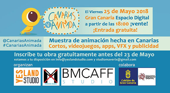 Canarias Animada vuelve a las andadas en la que será su quinta edición // CanariasCreativa.com