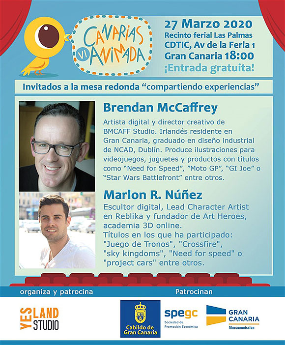 Llega la VI edición de «Canarias animada» el próximo 27 de marzo // CanariasCreativa.com