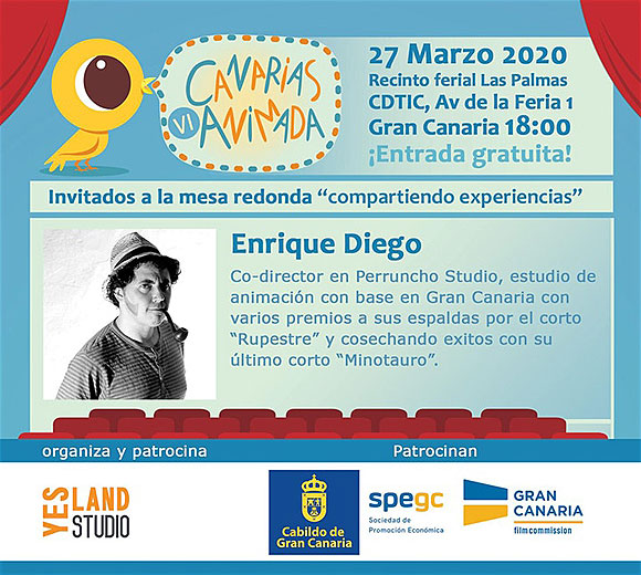 Llega la VI edición de «Canarias animada» el próximo 27 de marzo // CanariasCreativa.com