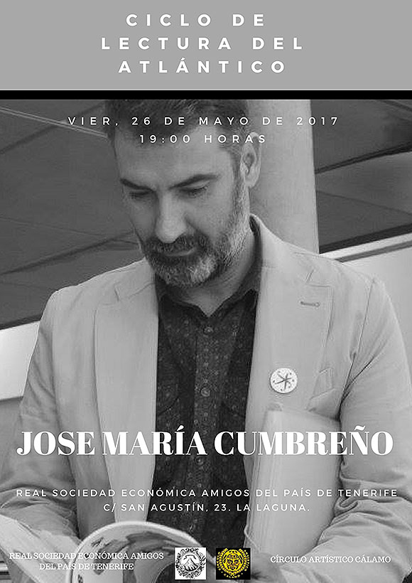 José María Cumbreño, autor invitado en el VII Ciclo de Lectura del Atlántico // CanariasCreativa.com