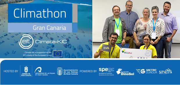 Un revestimiento de plástico difícil de reciclar gana el máximo galardón del primer #Climathon que acoge Gran Canaria // CanariasCreativa.com