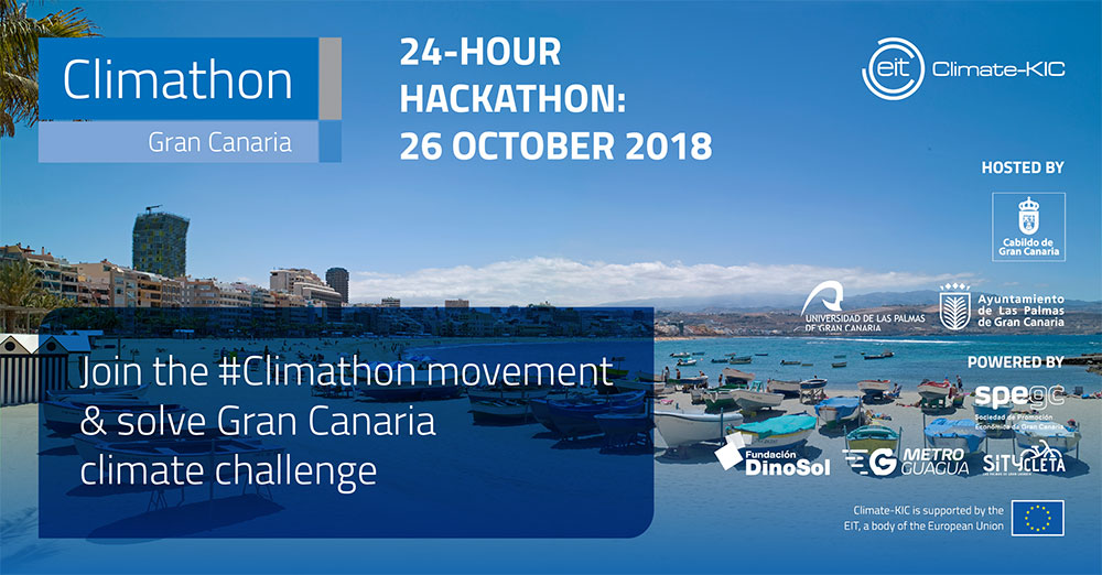 Gran Canaria, una de las cien sedes del mundo que celebran el #Climathon para luchar de manera innovadora contra el cambio climático // CanariasCreativa.com