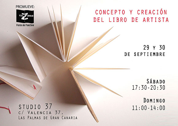 Taller «Concepto y Creación del Libro de Artista» impartido por Beatriz Hernández Hernández, en Studio37