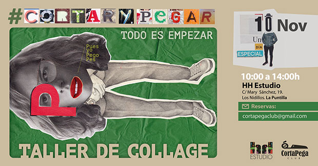 CortaPega Club repite taller de collage en Gran Canaria el próximo 10 de noviembre // CanariasCreativa.com
