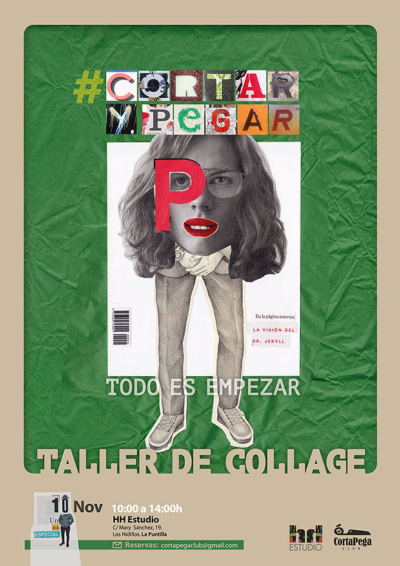 CortaPega Club repite taller de collage en Gran Canaria el próximo 10 de noviembre // CanariasCreativa.com
