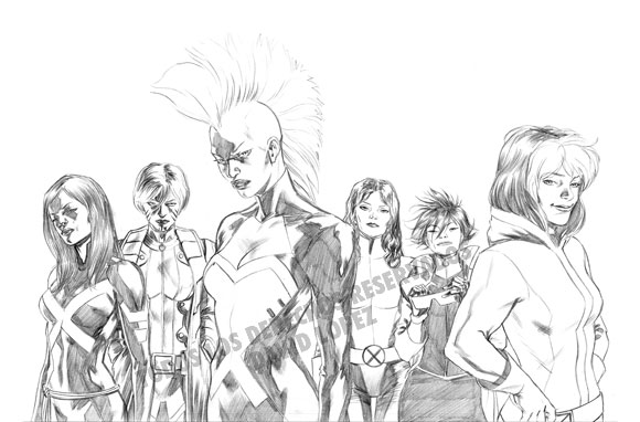 David López | Ilustración, cómic, Gran Canaria, Marvel, Fallen Angels // CanariasCreativa.com