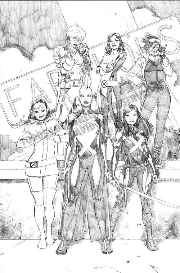 David López | Ilustración, cómic, Gran Canaria, Marvel, Fallen Angels // CanariasCreativa.com