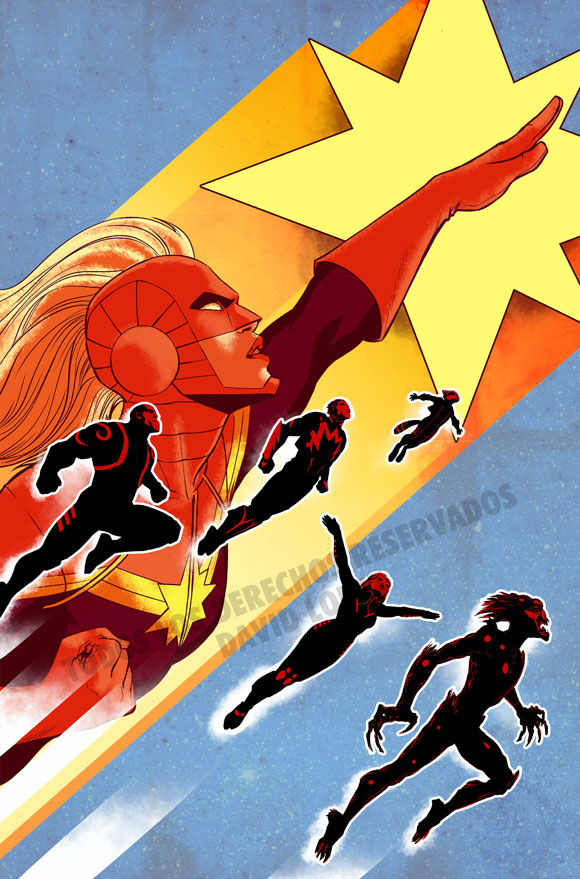 David López | Ilustración, cómic, Gran Canaria, Marvel, Fallen Angels // CanariasCreativa.com