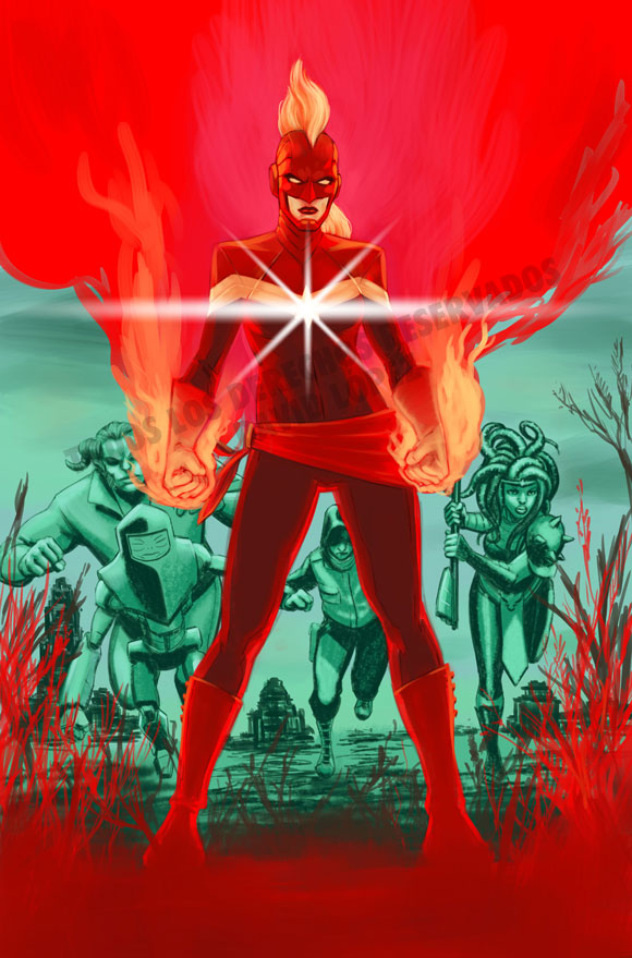 David López | Ilustración, cómic, Gran Canaria, Marvel, Fallen Angels // CanariasCreativa.com