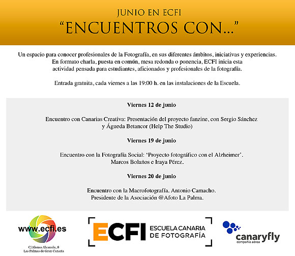 'Encuentros con...' en ECFI // CanariasCreativa.com