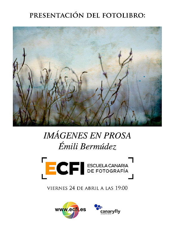 La Escuela Canaria de Fotografía (ECFI) celebra el Día Mundial del Libro con la presentación del fotolibro 'Imágenes en prosa' de la tinerfeña Émili Bermúdez // CanariasCreativa.com