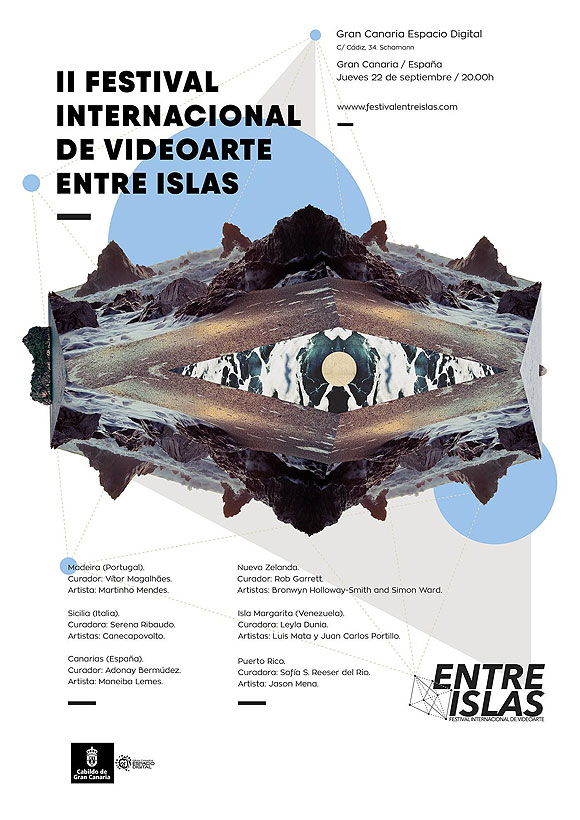 Mañana jueves 22 de septiembre a las 20.00h se presenta la segunda edición del Festival Internacional de Videoarte “Entre Islas” en Gran Canaria Espacio Digital. // CanariasCreativa.com