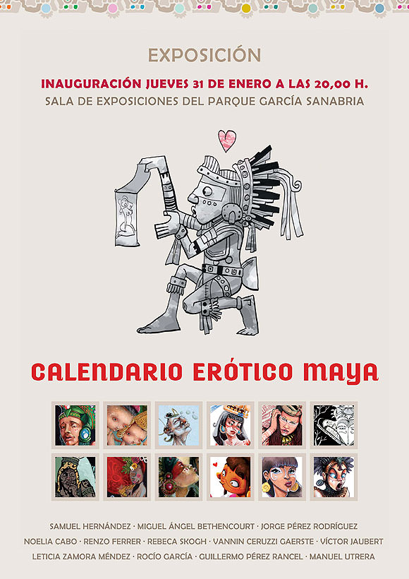 Calendario erótico maya // CanariasCreativa.com