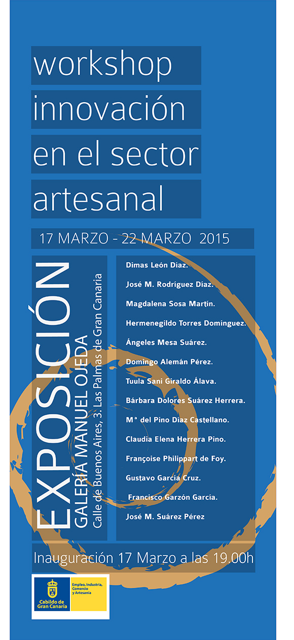 Exposición de trabajos del workshop de innovación en el sector artesanal de Gran Canaria // CanariasCreativa.com