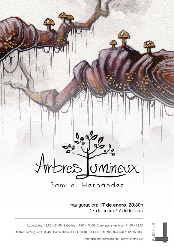 'Arbres Lumineux', primera exposición individual de Samuel Hernández // CanariasCreativa.com