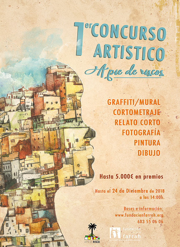 La Fundación Canaria Farrah convoca el I Concurso artístico y literario «A Pie de Riscos» // CanariasCreativa.com