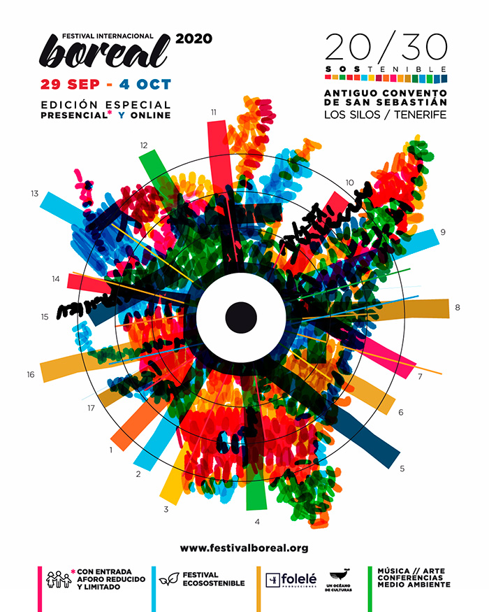 Festival Boreal regresa este 2020 con una serie de actividades Presenciales y Online, Adaptado a las posibilidades del momento y cumpliendo con todas las Medidas de Seguridad y Salud Pública