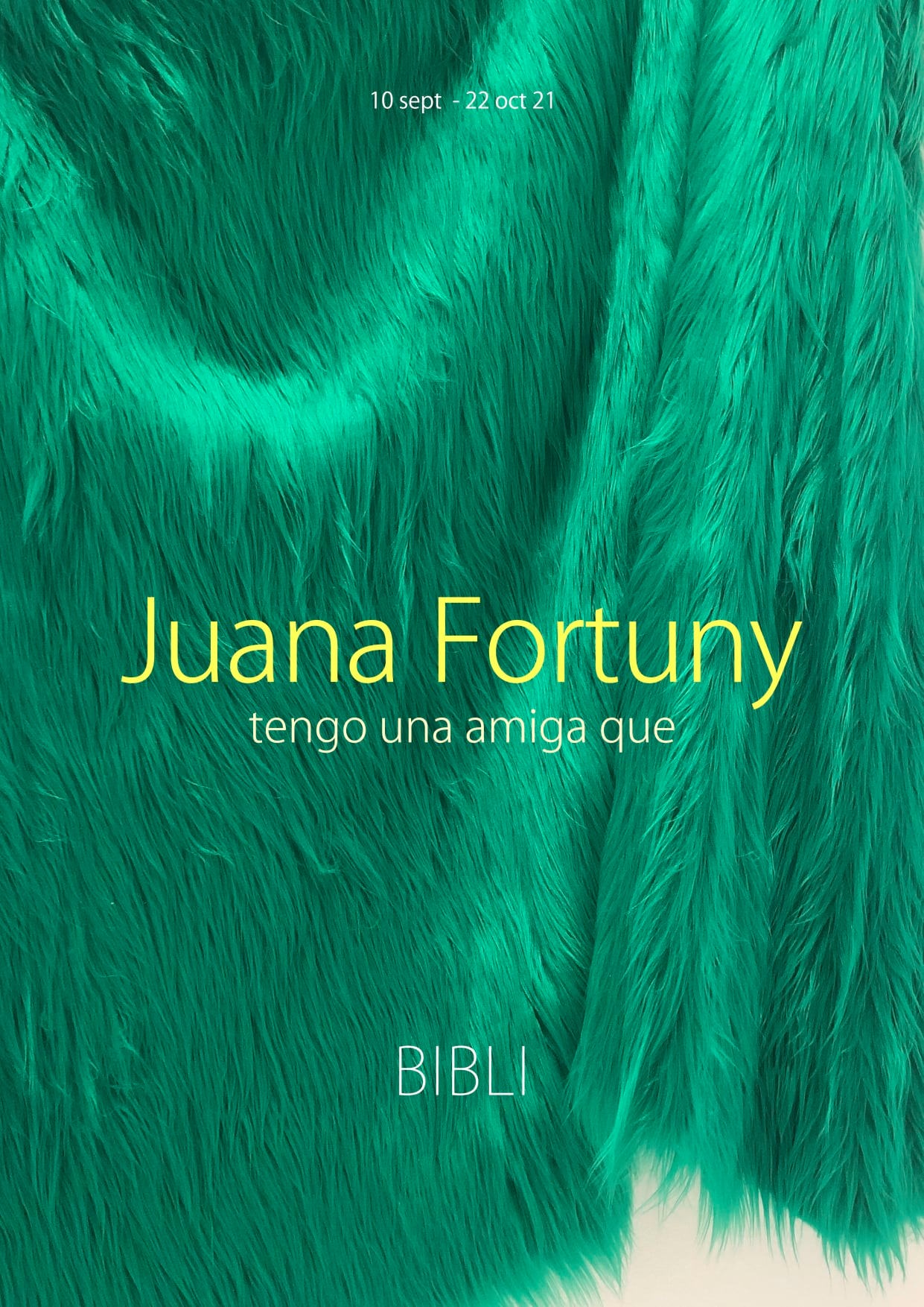 La artista Juana Fortuny y su instalación inédita «Tengo una amiga que» inician la temporada expositiva en BIBLI.