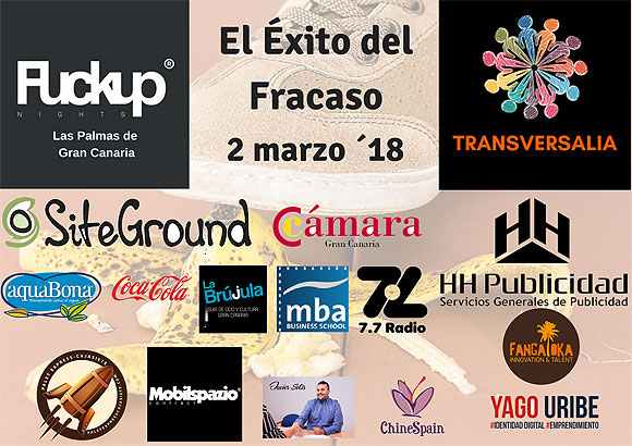 Las Palmas de Gran Canaria se incorpora al circuito mundial de las Fuckup Nights // CanariasCreativa.com
