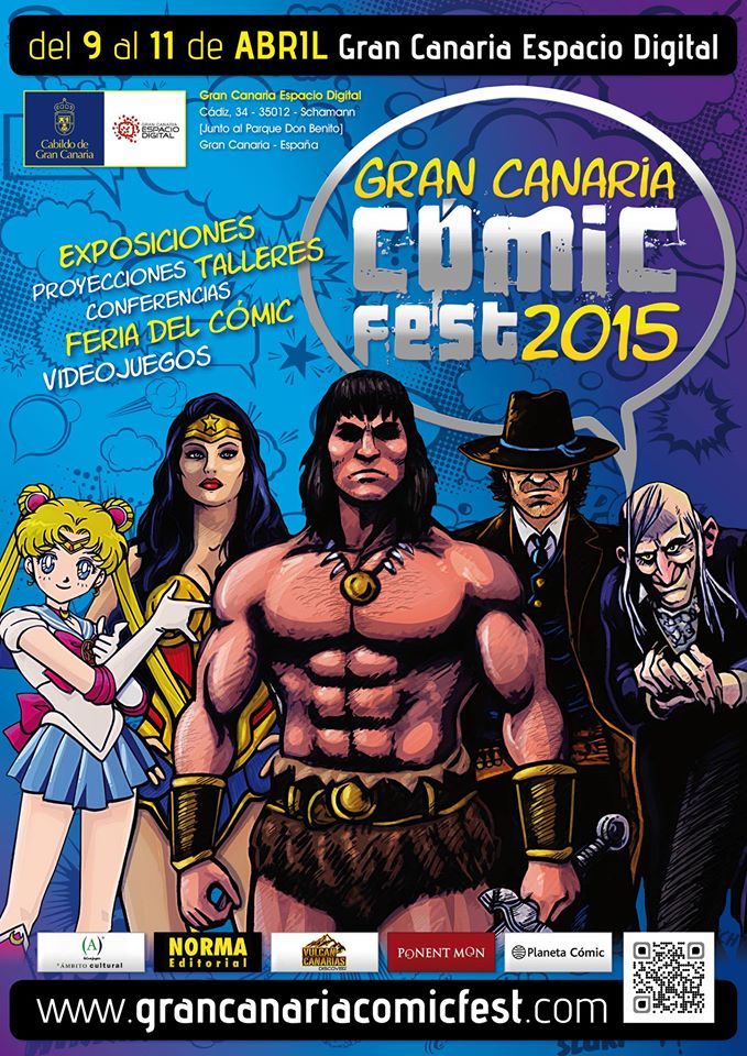 Vuelve Gran Canaria Cómic Fest del 9 al 11 de abril en Gran Canaria Espacio Digital // CanariasCreativa.com