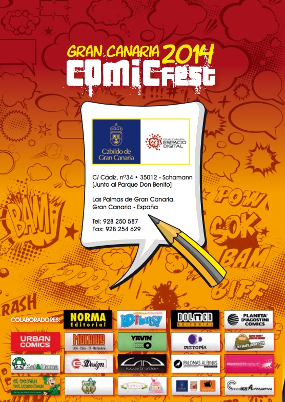 Gran Canaria Cómic Fest 2014 arranca el miércoles que viene // CanariasCreativa.com
