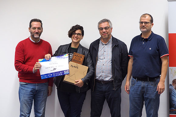 El equipo «Los terratoroides» GC002, y su plataforma aérea para detectar y dar respuesta a emergencias humanitarias, se alza con el primer premio de HackForGood Canarias 2019 // CanariasCreativa.com