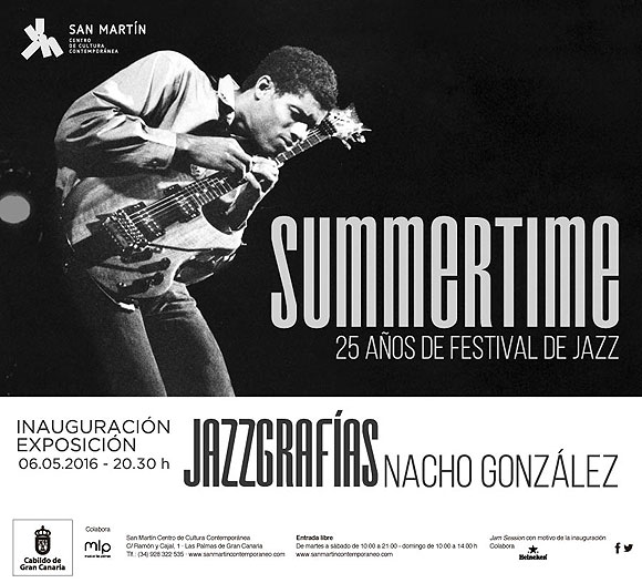Jazzgrafías - 25 años de jazz, de Nacho González, en el San Martín Contemporáneo // CanariasCreativa.com