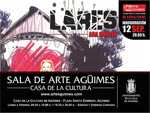 Exposición de Ana Martín, La Princesa Ilustradora, que presenta 75 dibujos originales en Agüimes (Gran Canaria) // CanariasCreativa.com