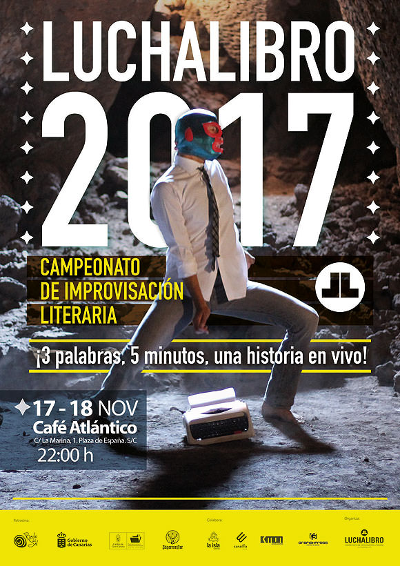 8 escritores/as luchadores/as participarán en las veladas de improvisación literaria en Tenerife // CanariasCreativa.com