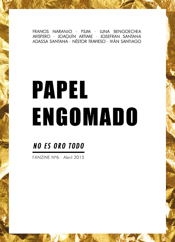 Nº 06 de papel engomado en Tenerife // CanariasCreativa.com